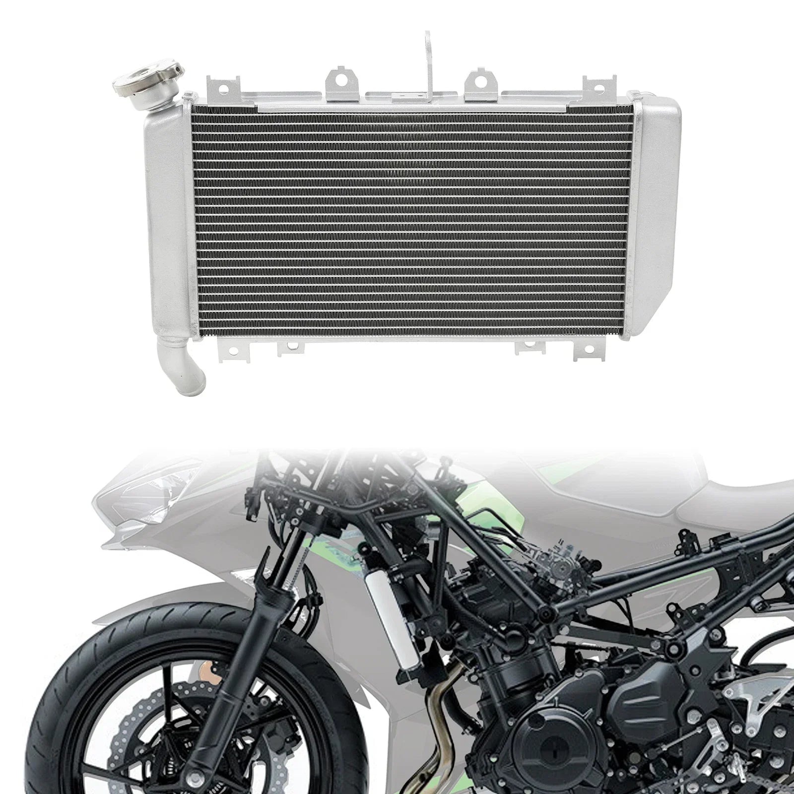 Radiator Cooler for Kawasaki Ninja 400 (2018-2024)