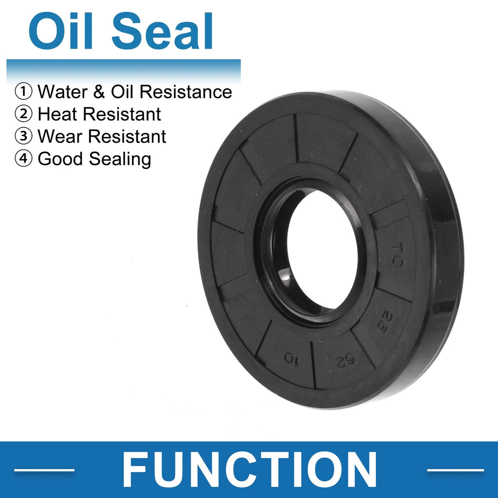 Set of 5 Oil Seal Rotary Shaft Seal Nitrile Rubber 25x62x10mm