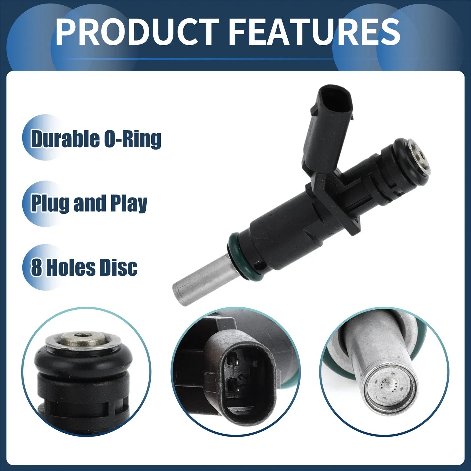 Fuel Injector 6 x for Mercedes-Benz W204 C230 C280 C350 (2005-2014)