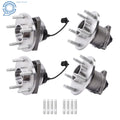 Set of 4 Wheel Hub Bearings for Chevrolet Malibu Pontiac G6 Saturn Aura (2008–2012)