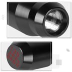 J2 Aluminum 6-Speed Manual Shift Knob for Universal Fit (Black)