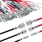 30pcs Speaker Connectors 2.8mm 4.8mm 6.3mm for Female
