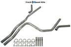 2.5" Dual Exhaust Kit for Avalanche (2001–2006) C Exit No Muffler