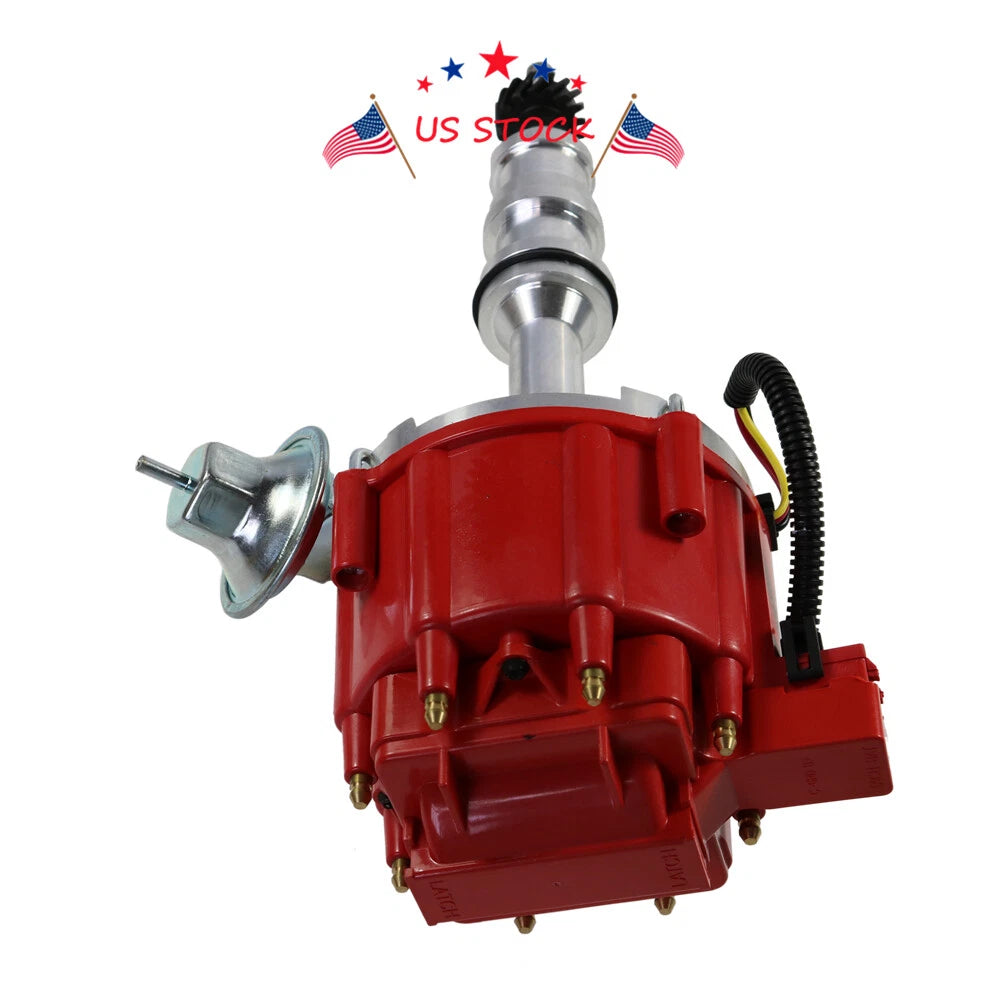 HEI Distributor for Ford FE V8 Engines (427-390) Red Cap 65000 Volt