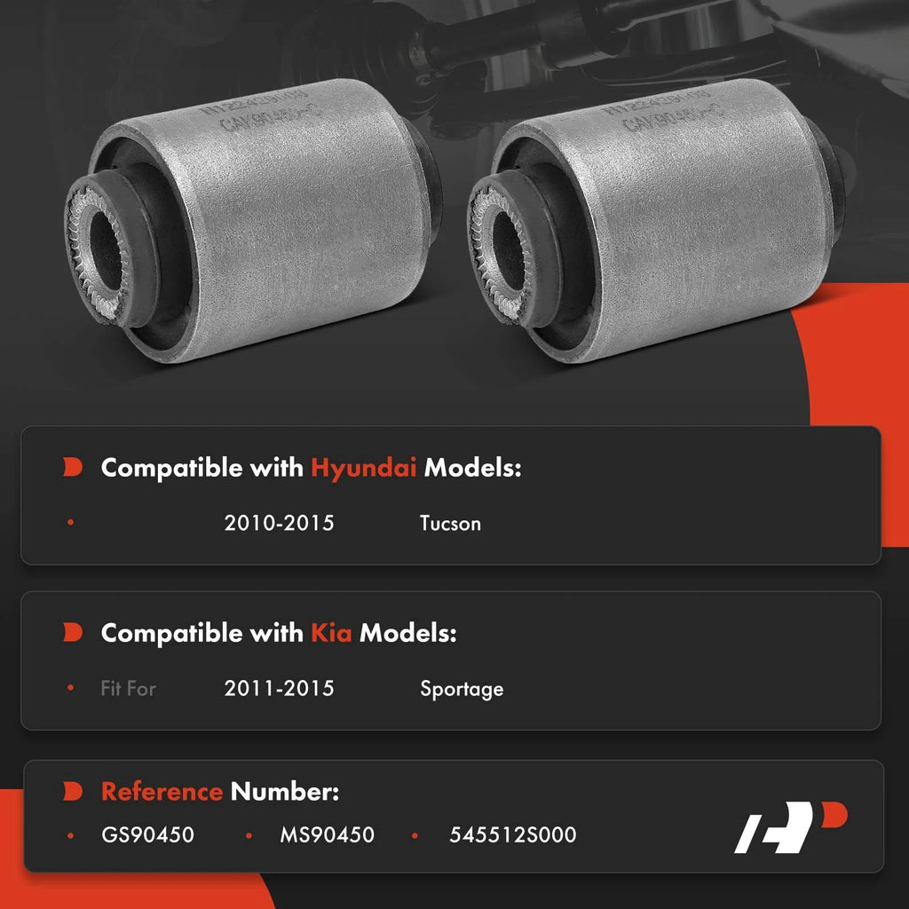 2X Front Control Arm Bushing for Kia Sportage (2011-2015)