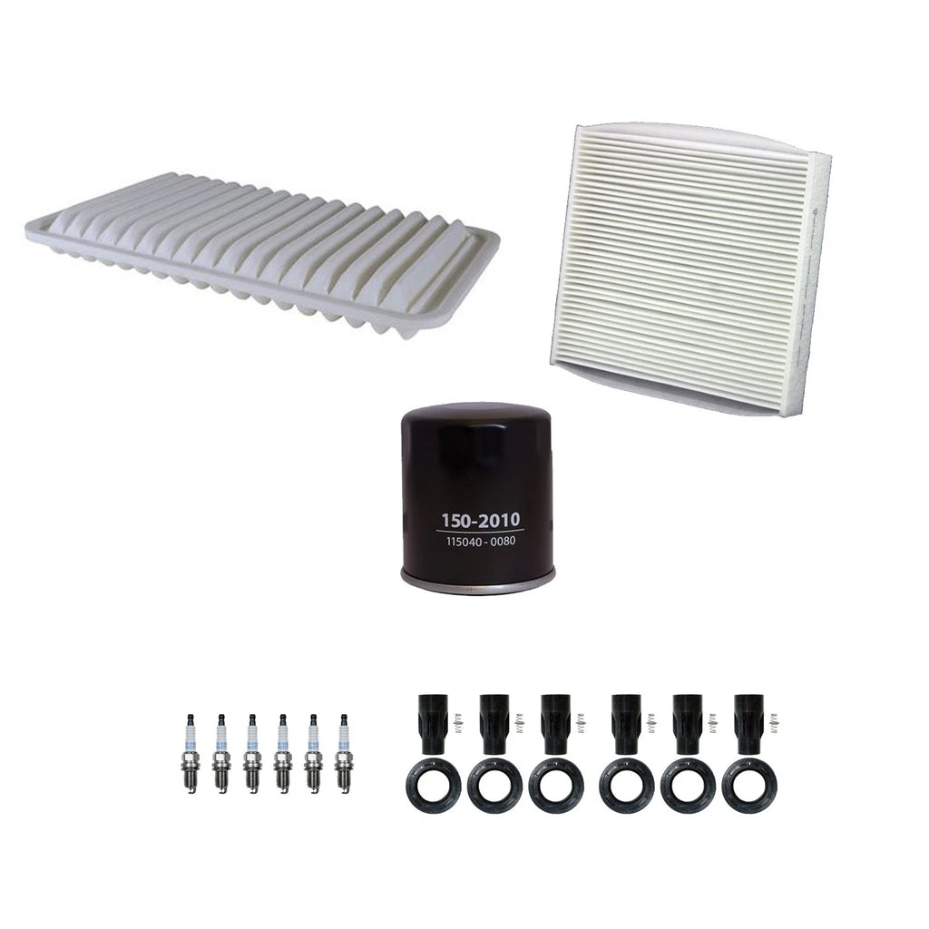 Tune Up Kit with NGK 6 Spark Plugs & Boots for Camry ES330 Sienna Solara (2002–2006)