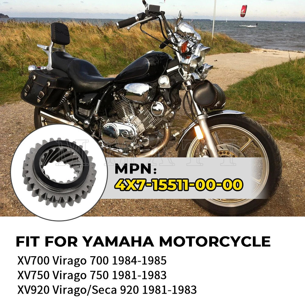 Starter Motor Gear for Yamaha Virago 700 750 (1981–1985) 4X7-15511-00-00