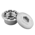 Set of 4 Aluminum Trimmer Heads for Brush Cutters