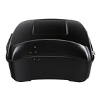Matte Black King Trunk Backrest Mount Rack for Harley Touring (1997–2008)