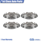 Set of 4 Chrome Wheel Center Hub Caps for Ford Expedition (1999–2000)