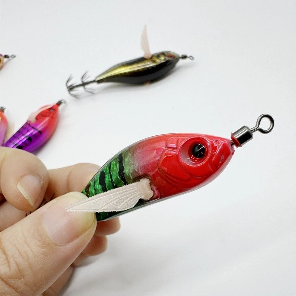 Glow Wood Shrimp Egi Lure 8cm for Night Use Squid Fishing