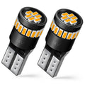2X LED T10 194 168 W5W Side Marker Light Bulb for EXV (3000K Amber)