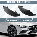 1 Pair Fog Light Grille Cover for Toyota Corolla (2014–2019) 52128-02200 52127-02170