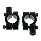 22MM M8 Handlebar Mirror Mount Holder Clamp for Motorcycle Black