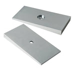 Set of 2 Steel Pinion Angle Shims 2.5" Wide 4° for Universal Fit