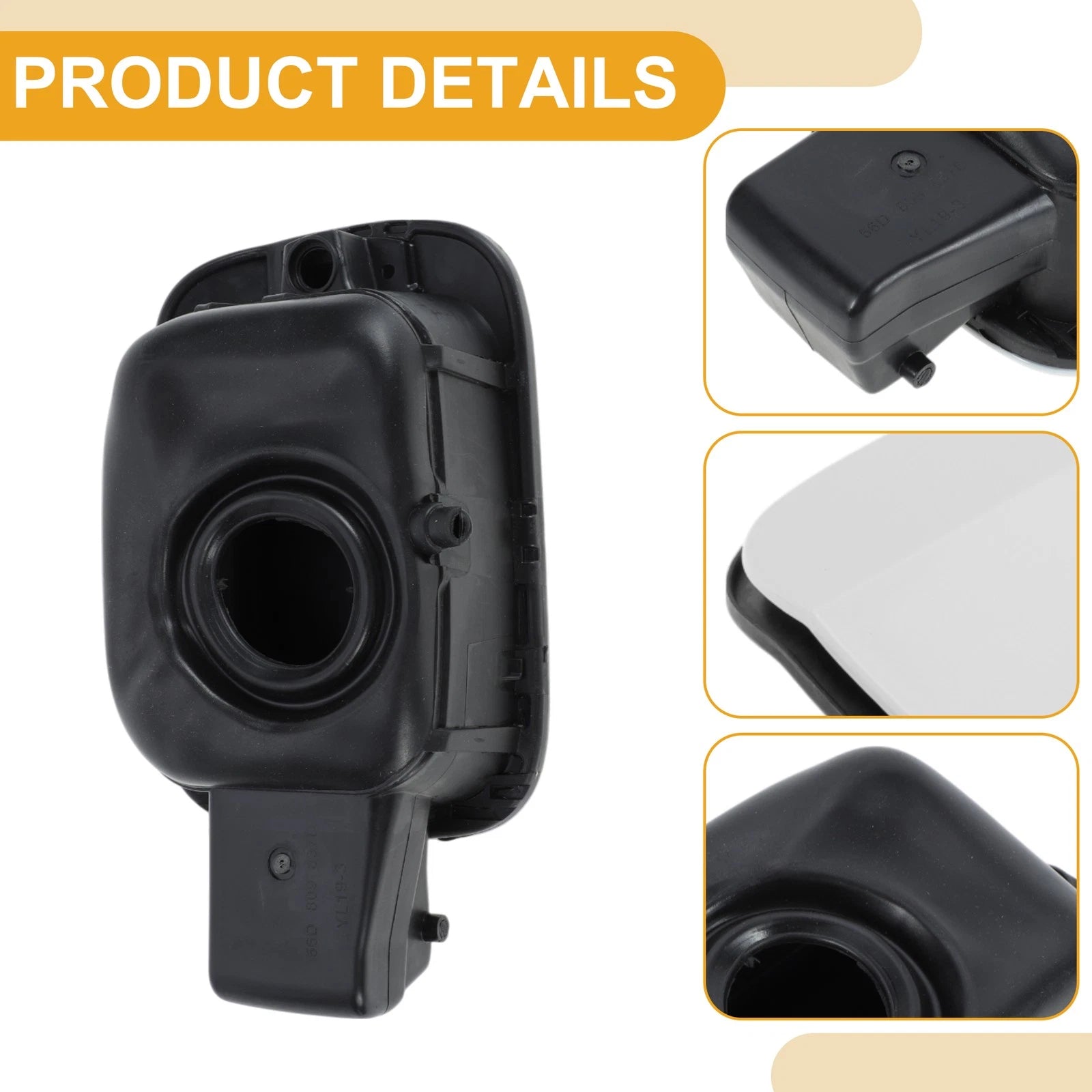 Fuel Tank Door Cap for Volkswagen Passat (2011–2018) Fuel Filler Flap Cover White
