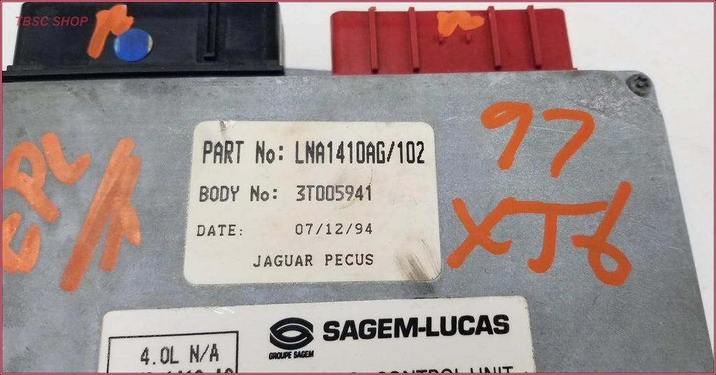 Engine Computer Module ECM ECU for Jaguar XJ6 1997 (LNB1410AE)