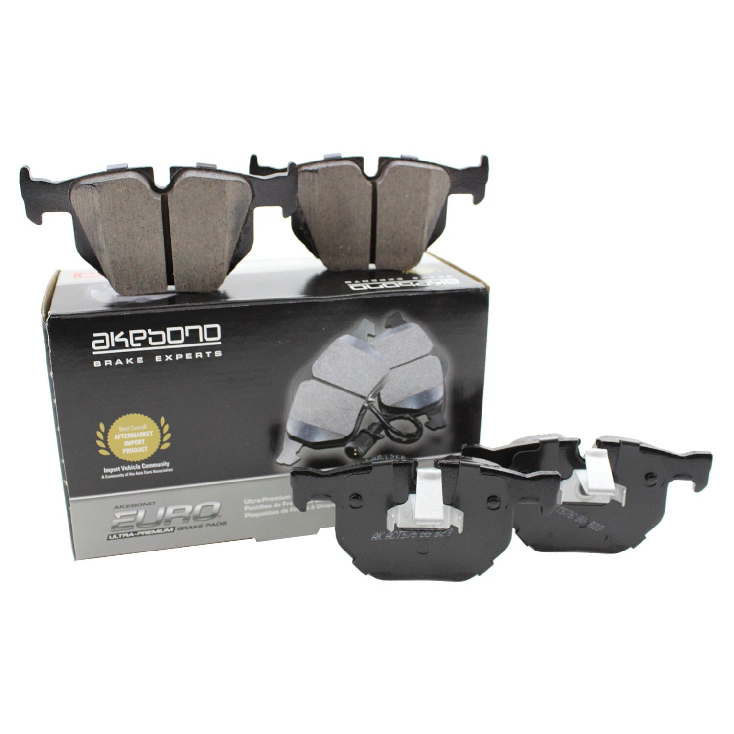 Akebono Euro Premium Rear Ceramic Disc Brake Pads for BMW X5 E70 F15, X6 E71 F16