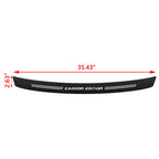 Carbon Fiber Texture Film Trunk Guard Plate Sticker for Audi (2017-2022)
