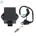 CDI Box Ignition Coil & Spark Plug for Polaris Hawkeye 300 (2007–2011)