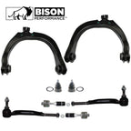 8pc Front Upper Control Arm Tie Rod End Kit for Chevy GMC Saab