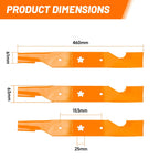 Blades for Husqvarna Z254 MZ54 RZ5424 RZ5426 YTH26V54 YTH2454 YTH24V54 (54" Deck)