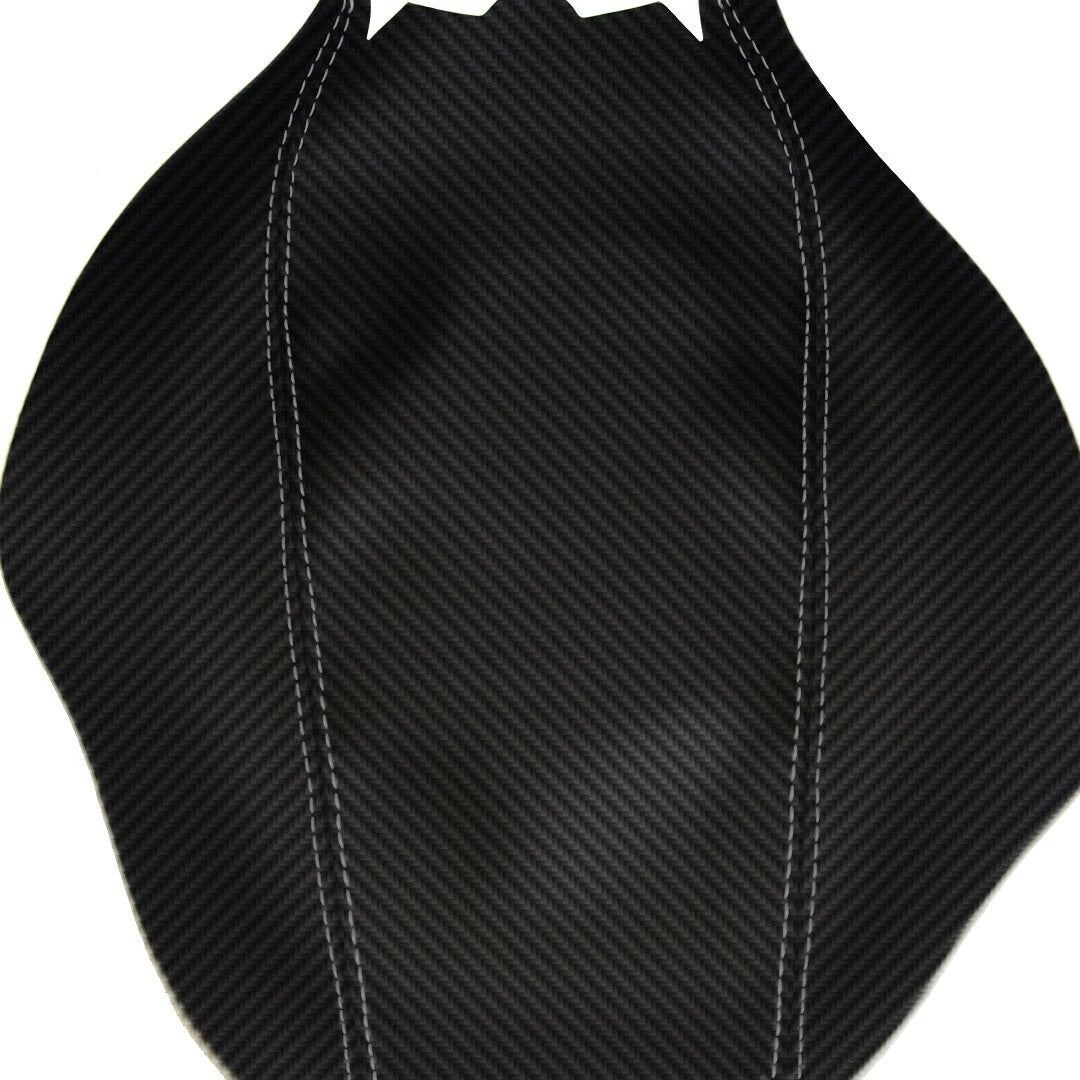 Console Armrest Cover for Chrysler 200 (2015–2018) PVC Carbon Gray Stitch