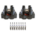 2X Ignition Coil & 8 Platinum Spark Plugs Kit for Ford F-150 F-250 Mustang Ranger