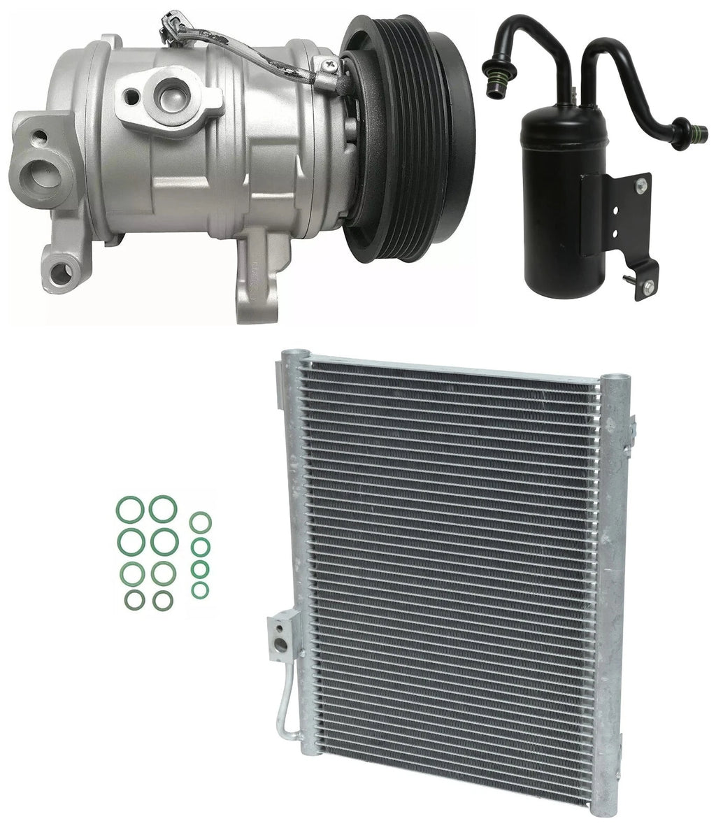 AC Compressor Kit with Condenser for Dodge Ram 1500 4.7L (2008-2008)