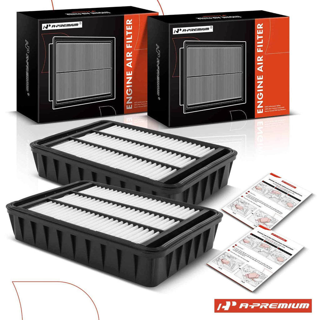 2X Engine Air Filter for Mitsubishi Outlander Lancer (2007–2013)