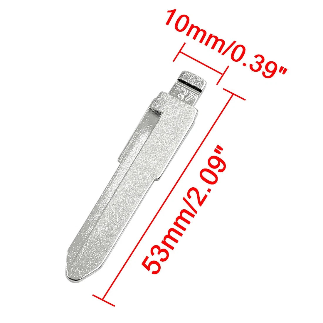 5X Metal Flip Remote Key Blank Blade for Mazda 3 5 6 (2004–2013)
