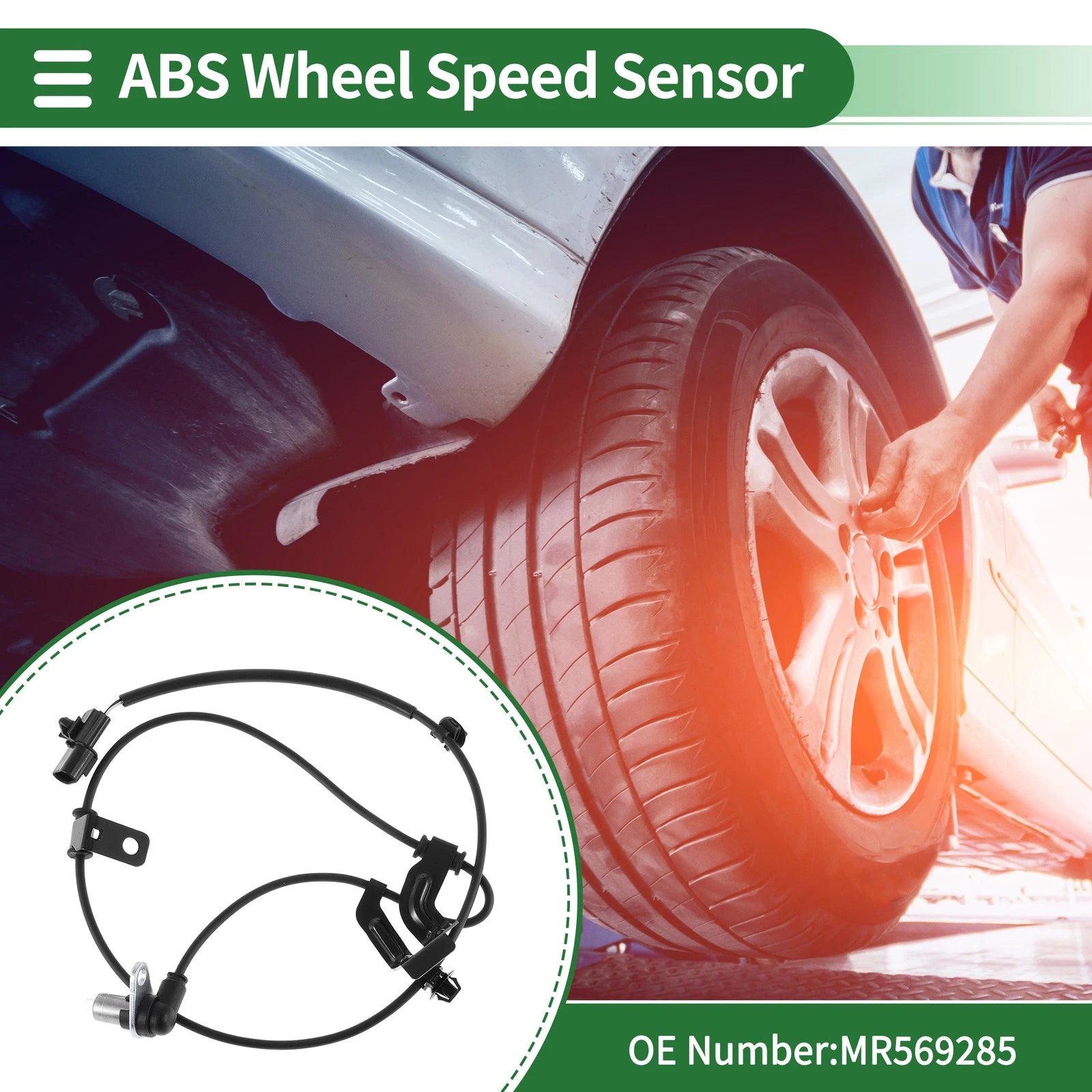 ABS Wheel Speed Sensor No.MR569285 for Mitsubishi Galant (1994–2002)