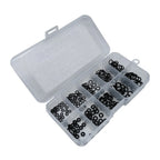 250 Piece Nitrile O Ring Set for High Temp Applications (10 Sizes)