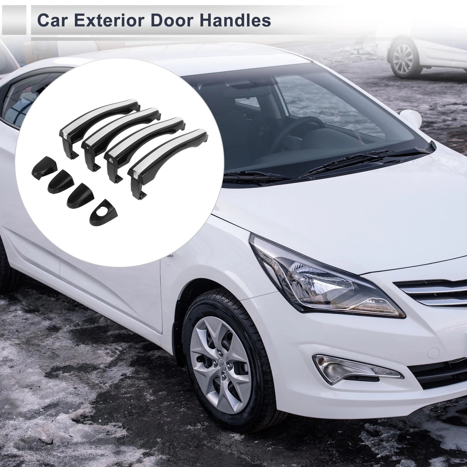 Front Door Handles for Hyundai Azera (2006–2011) No. 826513L000