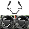 2X Carbon Fiber Steering Wheel for Civic 9 (2016–2021)