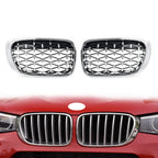 Front Bumper Kidney Grille for BMW X3 F25, X4 F26 (2014-2017)
