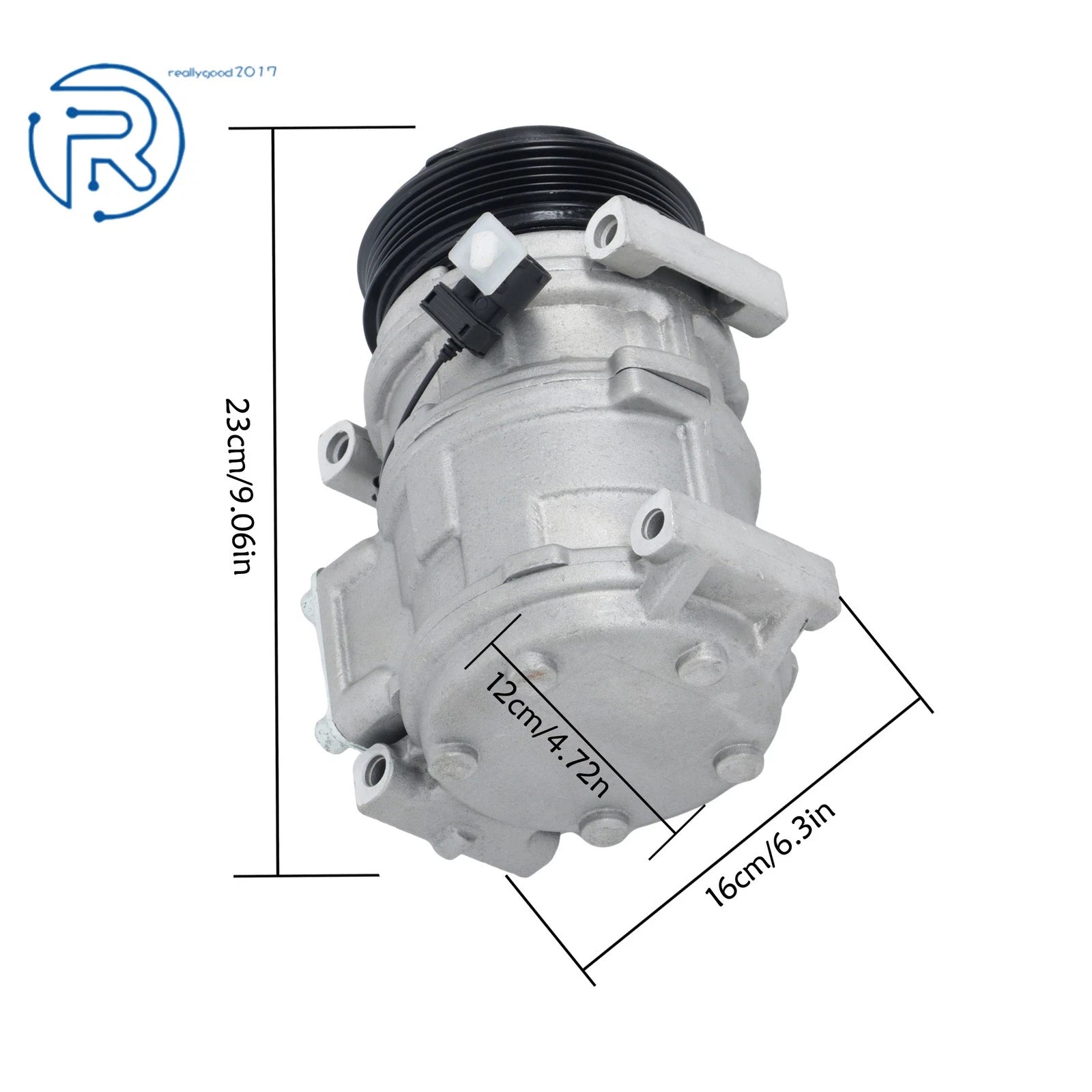 AC Compressor w/Clutch for BMW E31 E34 E36 E46 323i 325i 328i 525i 530i 540i M3 (1982–2006)