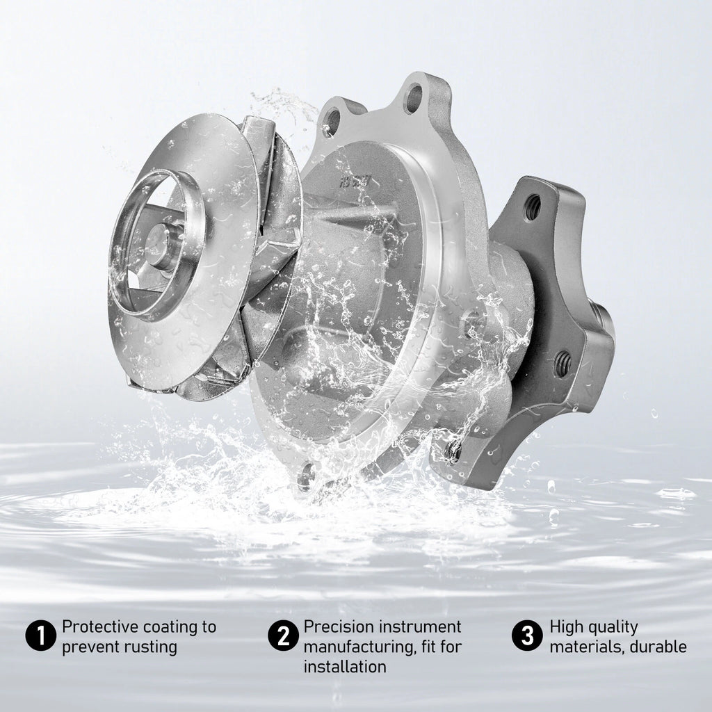 Water Pump for Chevrolet Colorado Trailblazer GMC Canyon Envoy Saab 9-7X (2002–2012)