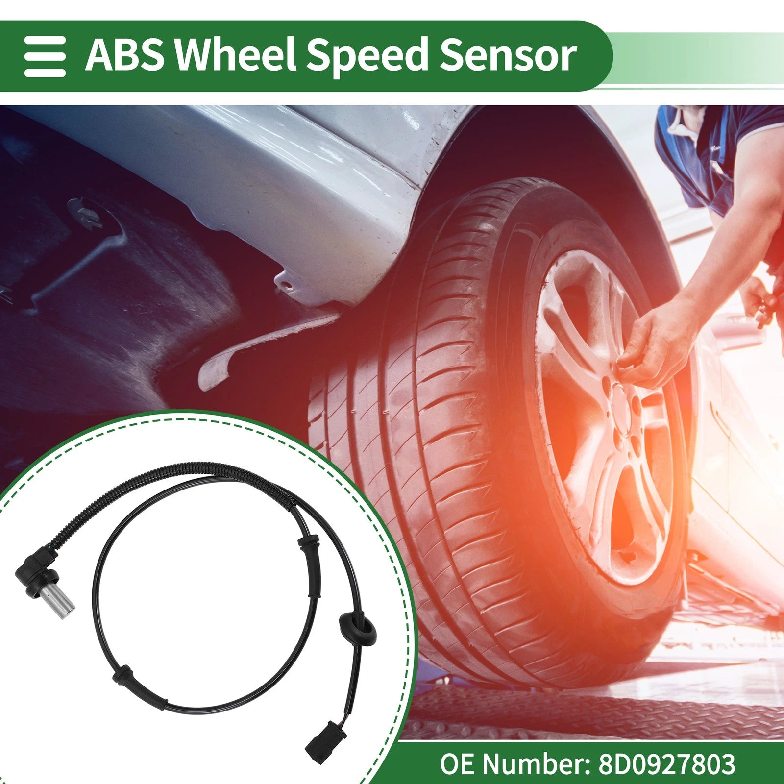 ABS Wheel Speed Sensor No. 8D0927803 for Audi A4 (1994–2001)
