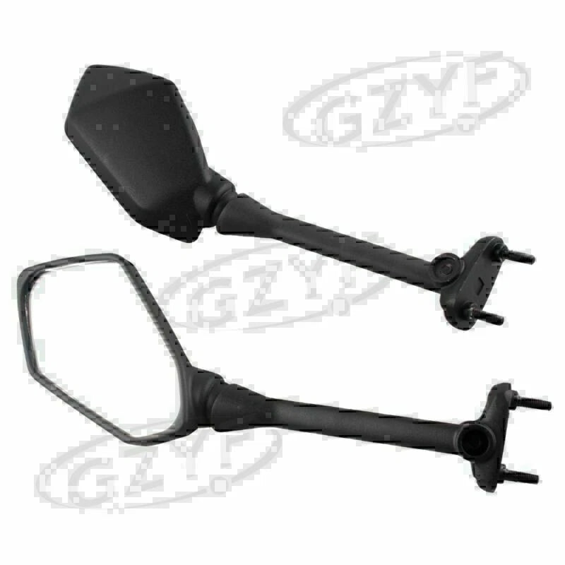 Pair Side Rear View Mirrors for Kawasaki Ninja 650R ER6F (2009–2016) Black