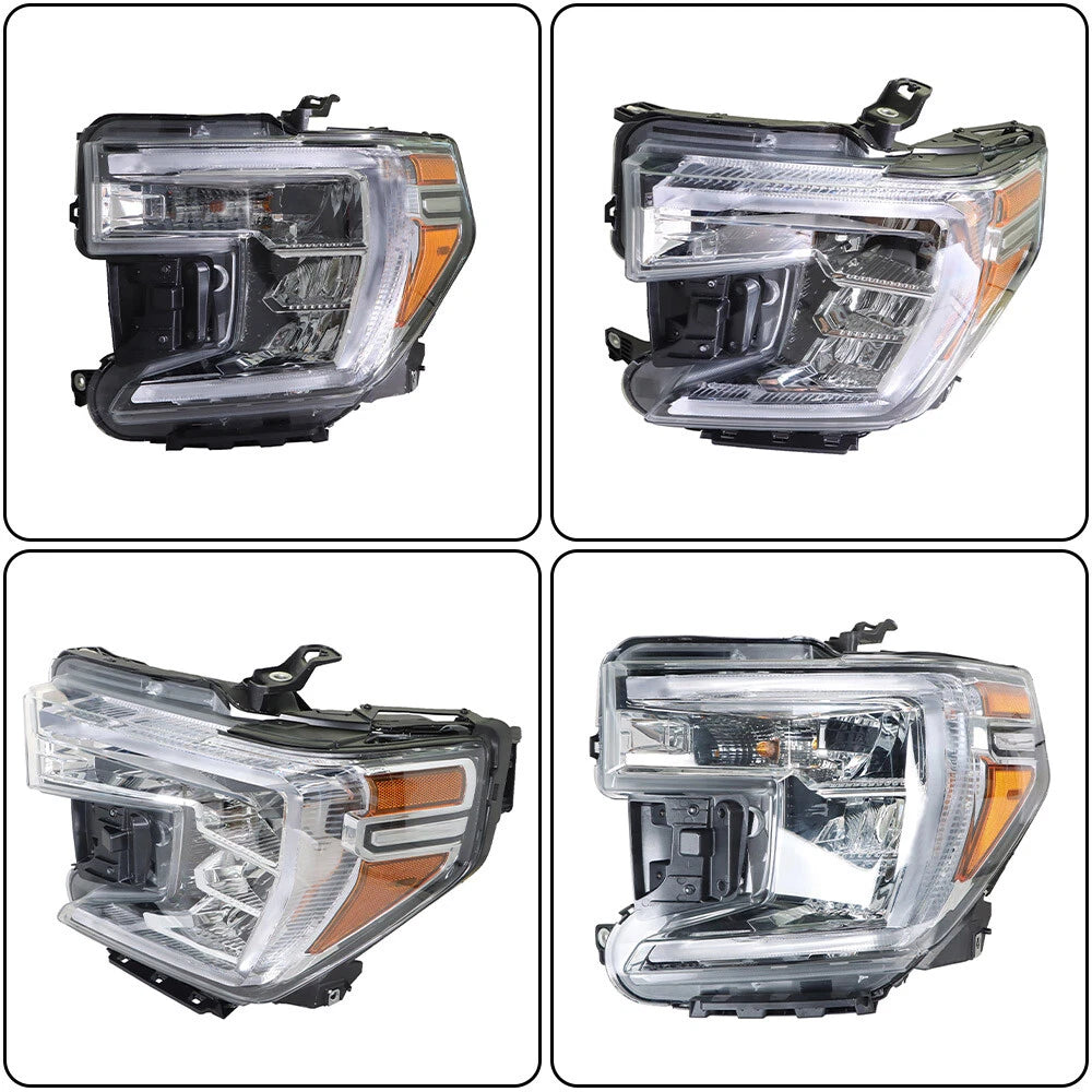 Headlight with DRL Chrome for GMC Sierra 1500 (2019–2021)