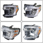 Headlight with DRL Chrome for GMC Sierra 1500 (2019–2021)