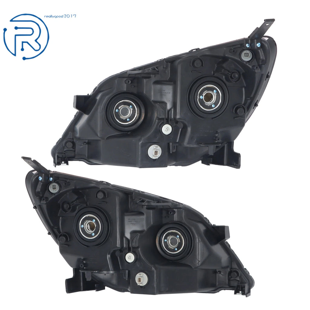 Pair Halogen Chrome Housing Amber Corner Headlights for Honda Odyssey (2005-2010)