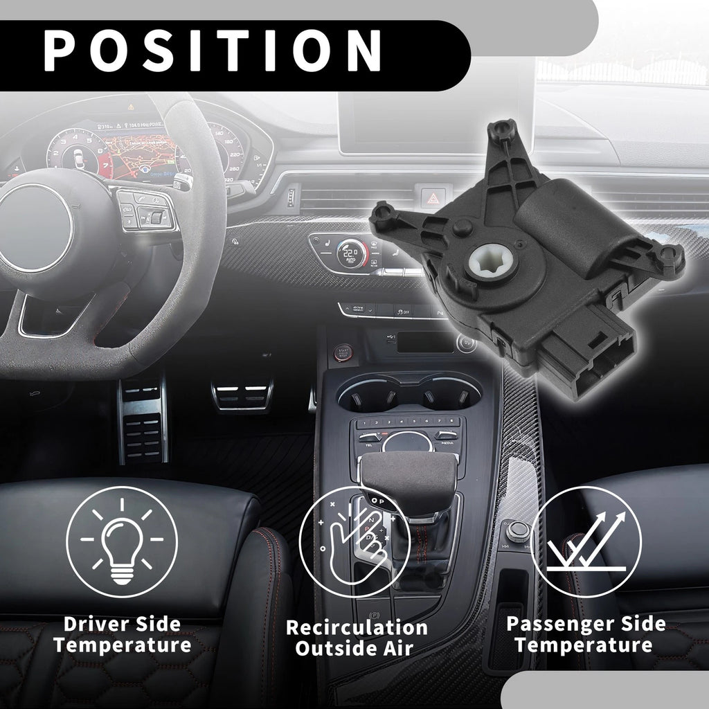 HVAC Heater Blend Door Actuator No.3C0907511A for Volkswagen Golf (2007–2017)