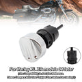 Oil Dipstick Tank Cap Plug for Sportster XL883 XL1200 (2004–2016) Silver
