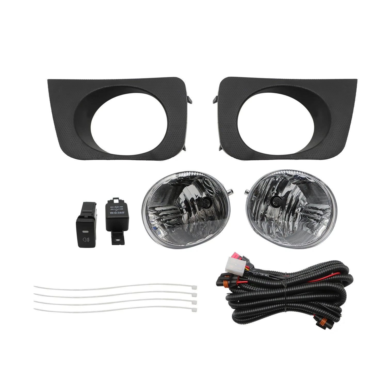 Bumper Fog Lights for Toyota 4Runner (2006–2009) - Switch & Wiring Included