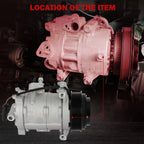 AC Compressor with Clutch for Jeep Grand Cherokee (2007-2010)