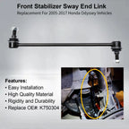 2Pcs Front Sway Bar End Links for Honda Odyssey (2005-2017)