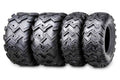 Set of 4 WANDA ATV UTV Tires 22x8-10 & 22x11-10 (4PR)