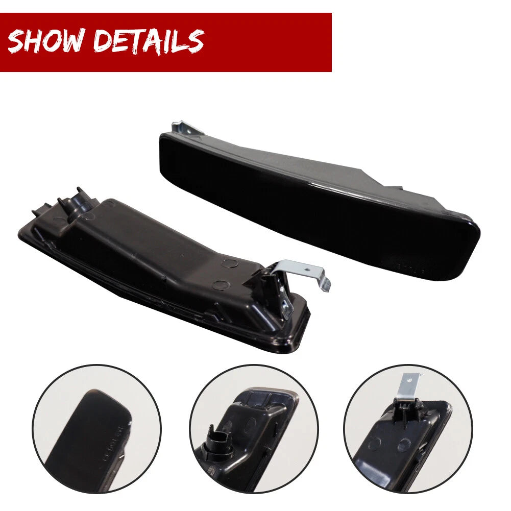 Set of 2 Smoke Lens Rear Side Marker Signal Lights for VW Beetle (2006–2010)